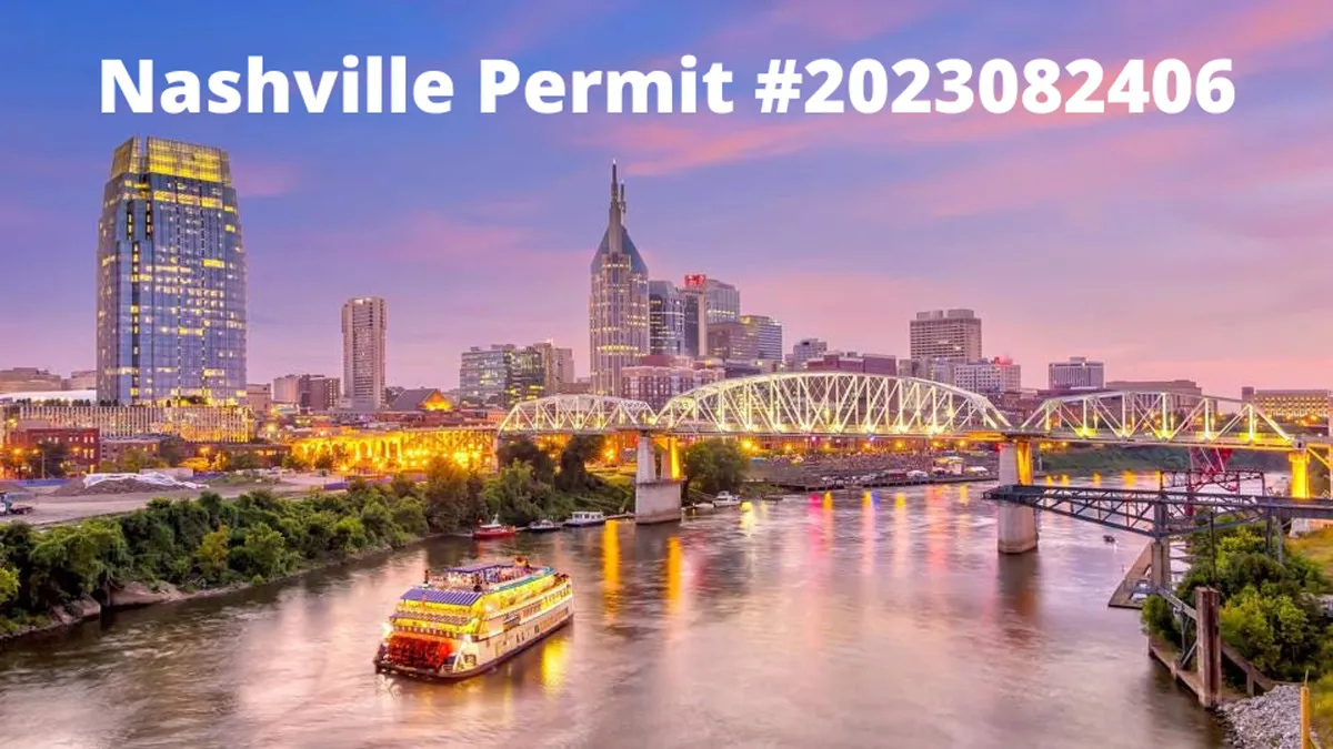 A sweeping view of Nashville’s skyline with a riverboat gliding along the river and bridges connecting both sides of the city. The scene conveys the city’s dynamic energy, with sights, sounds, and exploration opportunities by day or night.